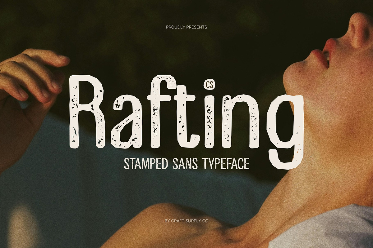 CS Rafting Stamp, a Sans Serif Font by Craft Supply Co. (Photo 1 of 8)