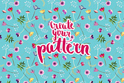 Flowers & Leaves Vector Set, a Decorative Illustration by Moo Graphics (Thumbnail 5 of 6)