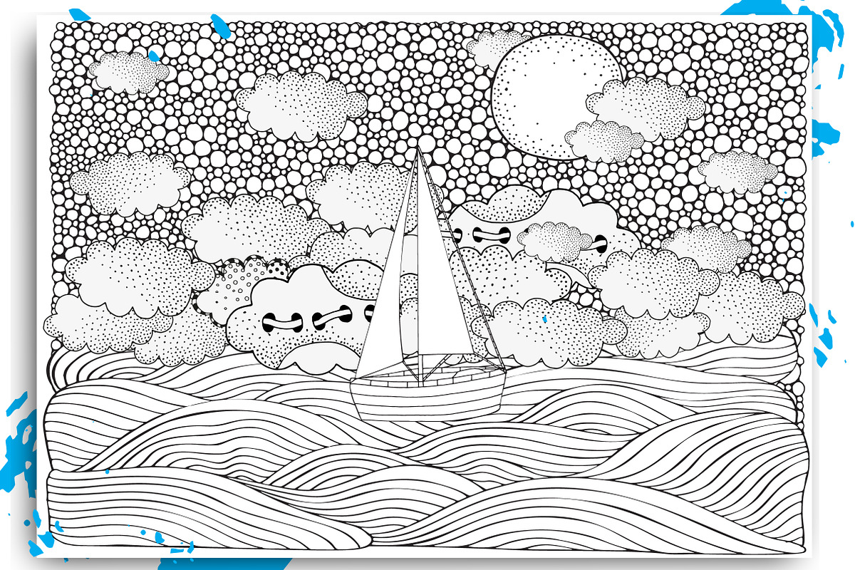 Seascapes black and white, an Object Illustration by ImHope (Photo 5 of 9)