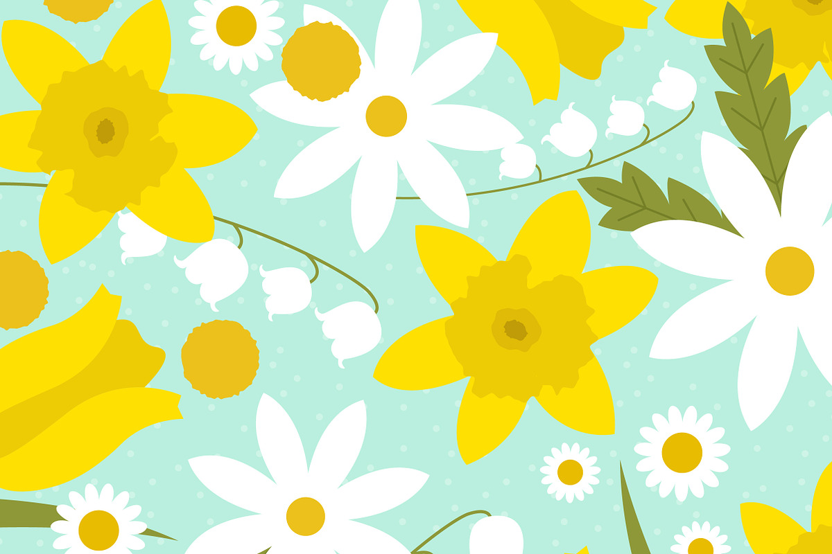 Yellow and White Spring Flowers, an Illustration by Sarah Hearts (Photo 3 of 4)