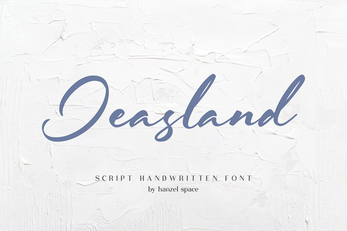 Jeasland Script, a Script Font by HanzelSpace Studio (Photo 1 of 9)