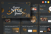 Happy New Year Presentation Template, a Presentation Template by Creatiya Type (Thumbnail 1 of 7)