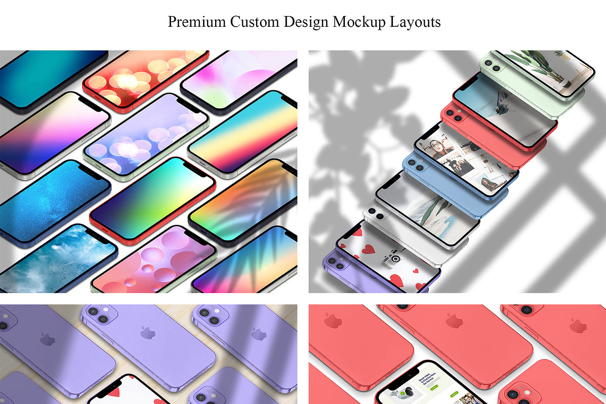 ALL 3D iPHONE MOCK-UP BUNDLE VOL-2, an iPhone Mockup by Graphicsworld125 (Photo 4 of 20)