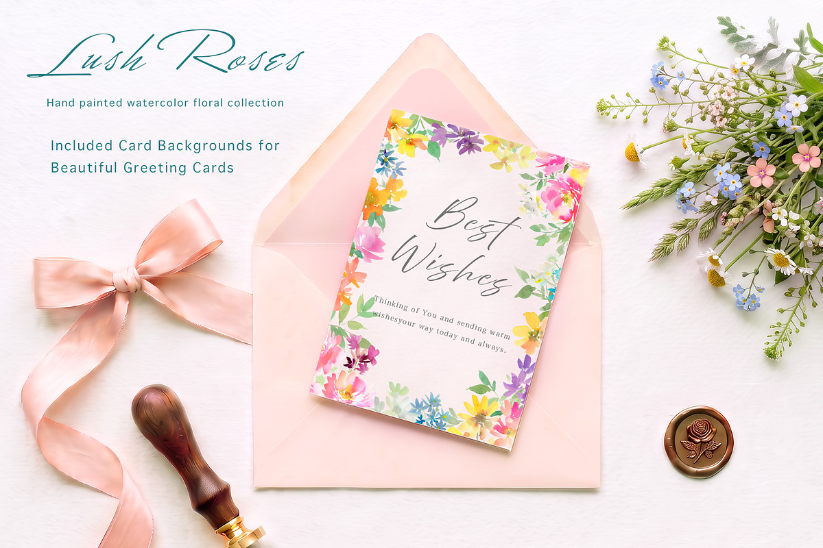 Watercolor pink roses with birds, an Object Graphic by Sawango Designs (Photo 8 of 12)