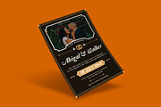 Browny Line Art Wedding Invitation, an Invitation Template by iDoodle Studio (Thumbnail 4 of 4)