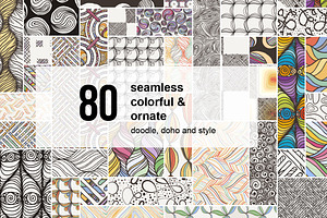 80 Ornate & Colorful Patterns