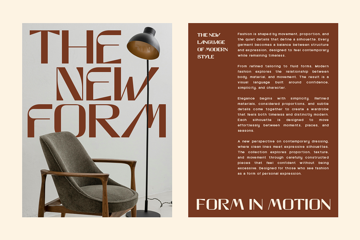 Moskaw - Fashion Display Typeface, a Sans Serif Font by roomspace creative lab (Photo 3 of 9)