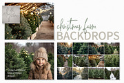 Christmas Farm Backdrops, a Holiday Photo by rileyBgraphics (Thumbnail 1 of 6)