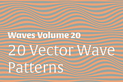 Waves Vol. 20 | 20 Vector Patterns, a Pattern Graphic by invisiblelayer (Thumbnail 1 of 6)