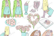 Spring Clipart, a Seasonal Illustration by GlamArtZhanna (Thumbnail 3 of 3)