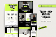 Bold Website Template Squarespace, a Squarespace Template by Row Creative (Thumbnail 1 of 10)