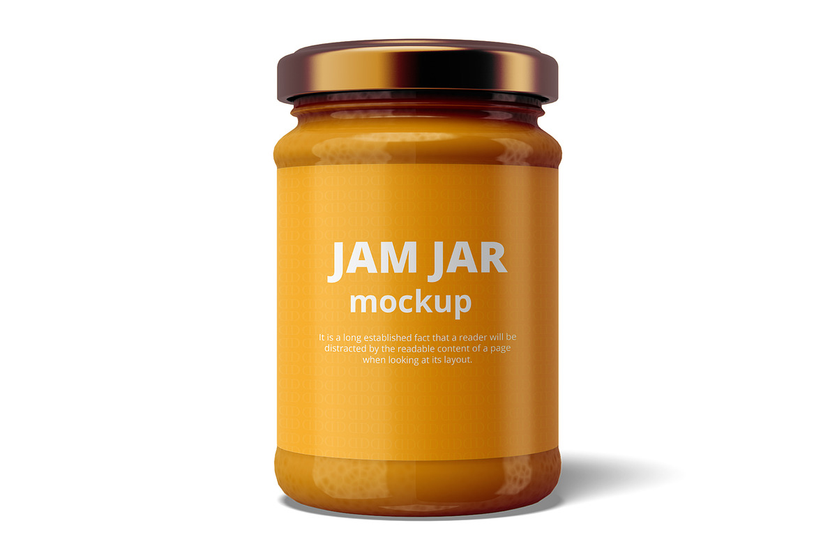 Jam Jar Mockup, a Product Mockup by Designbuys (Photo 2 of 2)