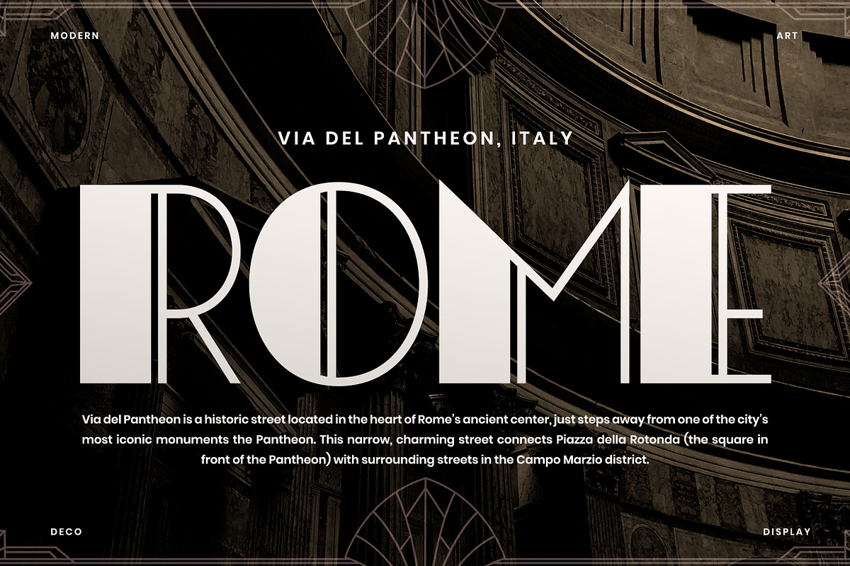Varcha - Modern Display Font, a Font by Flawless And Co (Photo 7 of 10)
