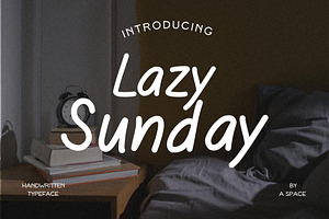 Lazy Sunday - Handwritten Font