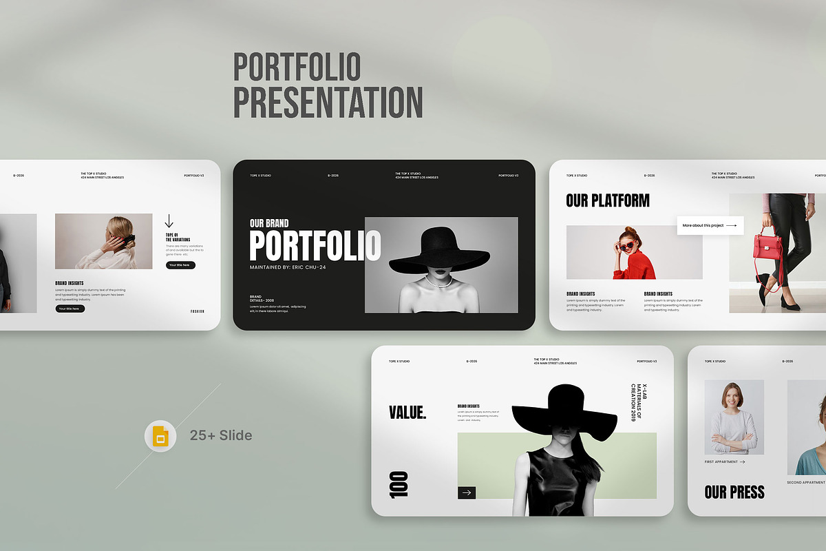 Brand Portfolio Presentation, a Presentation Template by KreateTribe (Photo 4 of 5)
