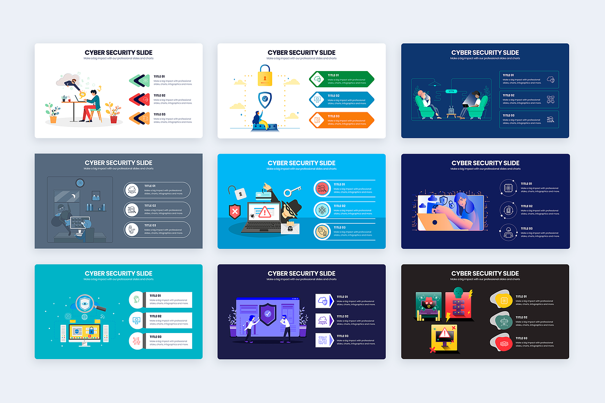 Cyber Security Templates, a Presentation Template by Slidesmash