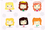Little Girls Characters, an Illustration by lavinialorena (Thumbnail 1 of 5)