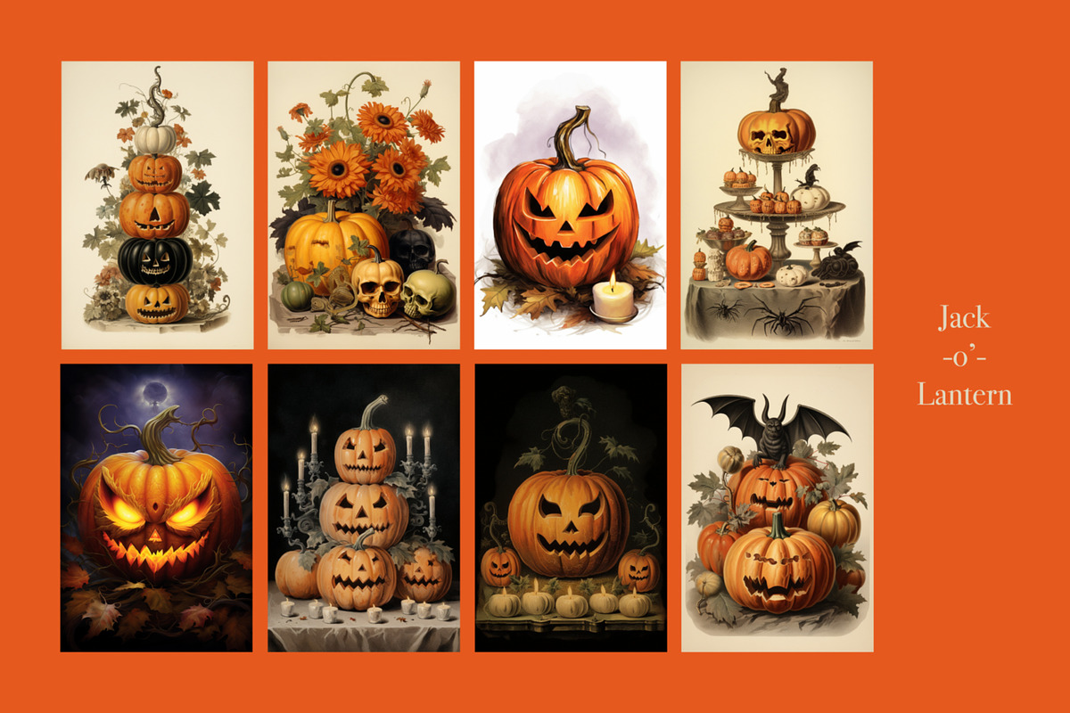 Retro Halloween Vibes, a Seasonal Illustration by PREMIUMVECTOR (Photo 14 of 15)
