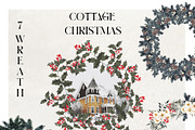 Cottage Christmas. Cozy Home., a Seasonal Illustration by ma_i_vi (Thumbnail 7 of 11)