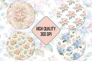 Grandmillennial Floral Pattern, a Pattern Graphic by Neon Studio (Thumbnail 5 of 6)