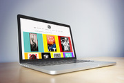Laptop Mockups, a Templates & Theme by Evan Schlomann (Thumbnail 5 of 7)