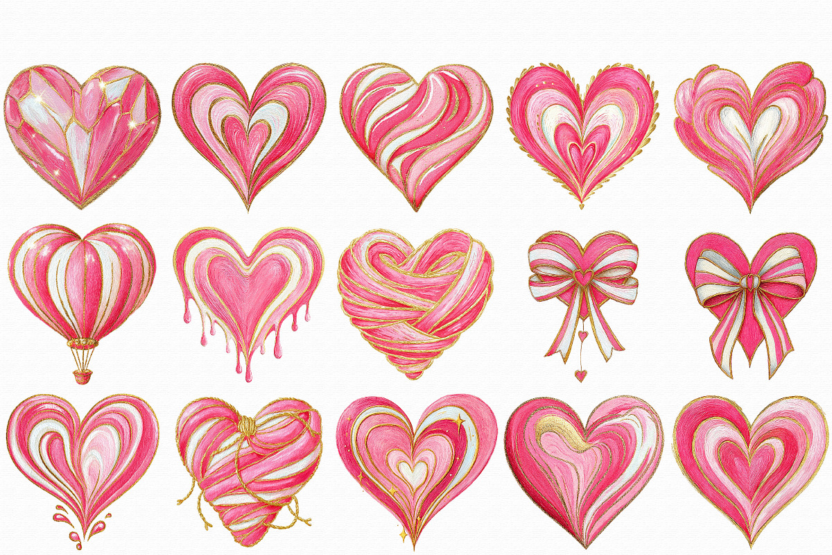 Valentine's Clipart Heart PNG, an Illustration by Libby Wishes (Photo 5 of 5)