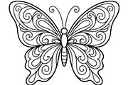 Ornamental Butterfly SVG Bundle, an Object Graphic by Gfx_Store (Thumbnail 12 of 16)