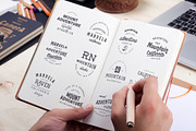 Vintage Badges and Logos Bundle V02, a Branding & Logo Template by XpertgraphicD (Thumbnail 2 of 14)