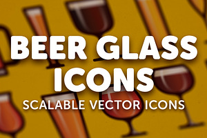 Beer Glass Icons