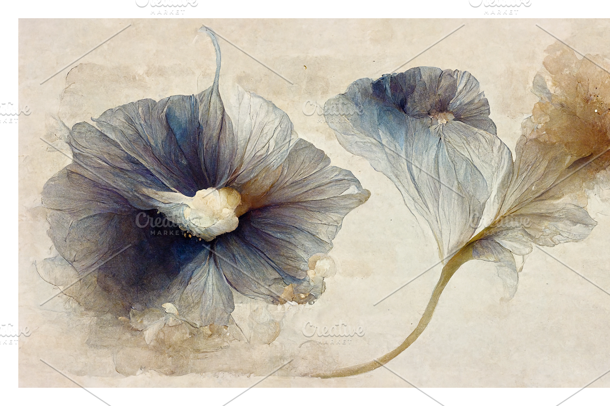 Deli (2) Collection · Textured Bloom, a Decorative Illustration by milatovar (Photo 8 of 16)