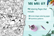 Coloring Pages Mega Collection, an Animal Illustration by Gulnara Sabirova (Thumbnail 2 of 13)