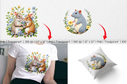 Rat Embroidery Clipart, a Graphic by Artnoy (Thumbnail 2 of 5)