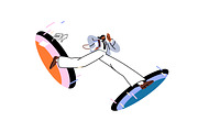 People teleport set, a Person Illustration by PaperTrident (Thumbnail 18 of 19)