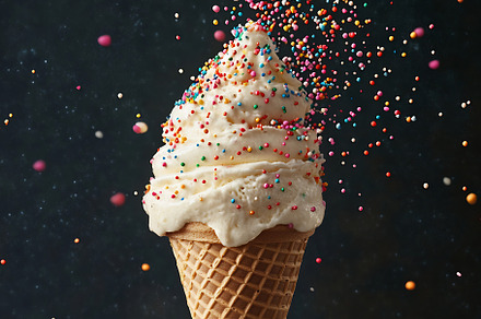 Sprinkles on soft serve, a Food & Drink Photo by Beautiful things