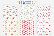 Apple Blossom Watercolor Set, a Pattern Graphic by Petite Salade (Thumbnail 2 of 3)
