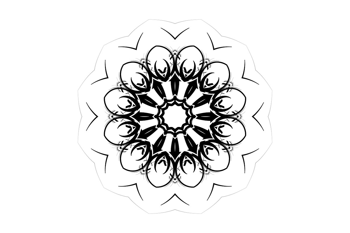Premium Mandala Illustration Pack, a Decorative Illustration by NJ Himel (Photo 100 of 101)