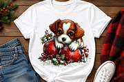 Christmas Animals Clipart, a Seasonal Illustration by CreationArt (Thumbnail 4 of 6)