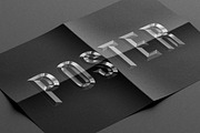 Metal Shine Font, a Font by Handmadefont (Thumbnail 6 of 9)