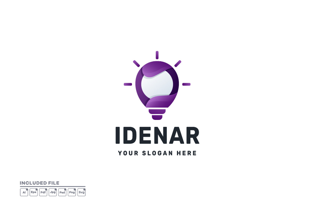 Light Bulb Gradient Vector Logo, a Branding & Logo Template by yuanesei