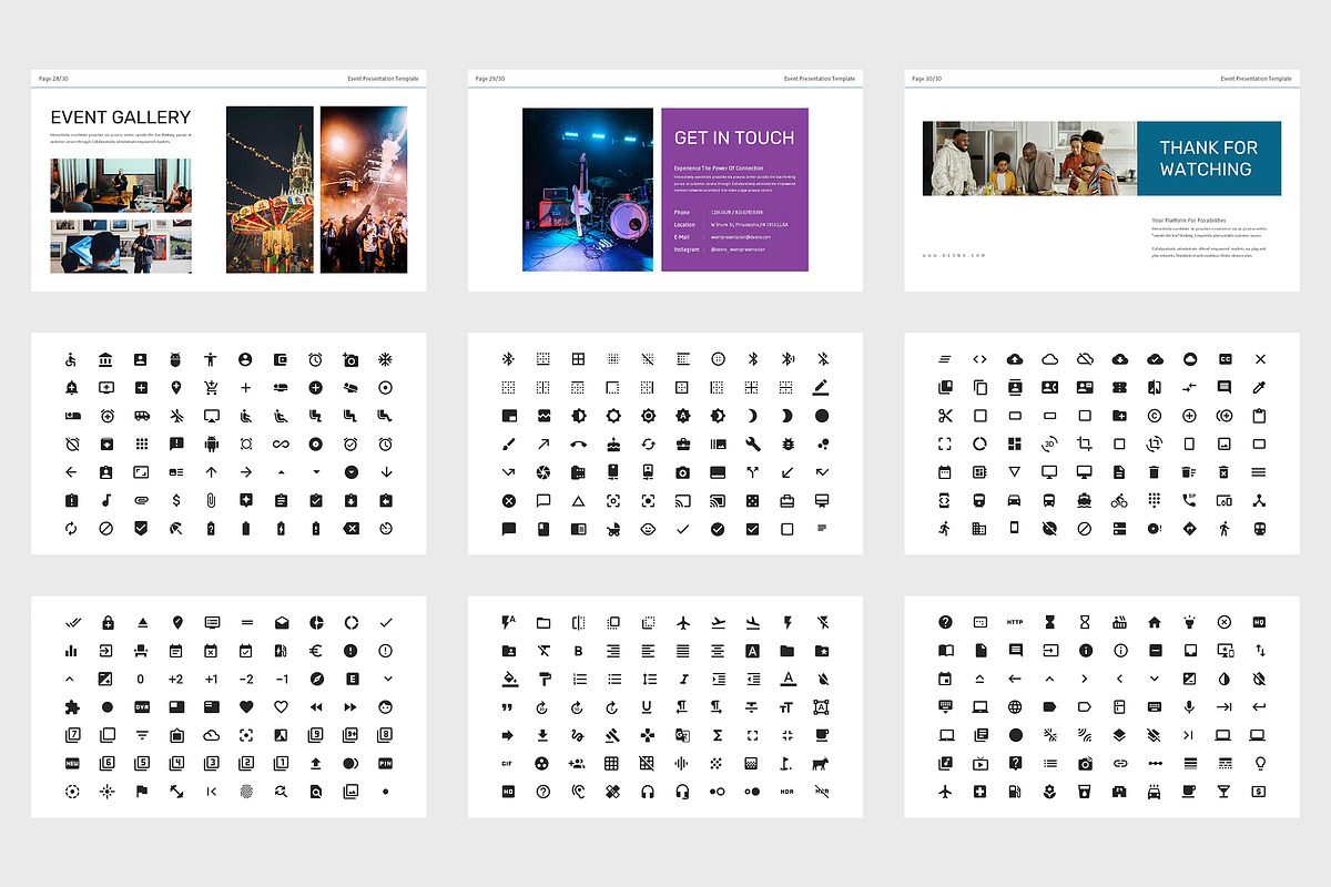 Desno : Event Google Slides, a Presentation Template by Punkl Camp (Photo 5 of 9)