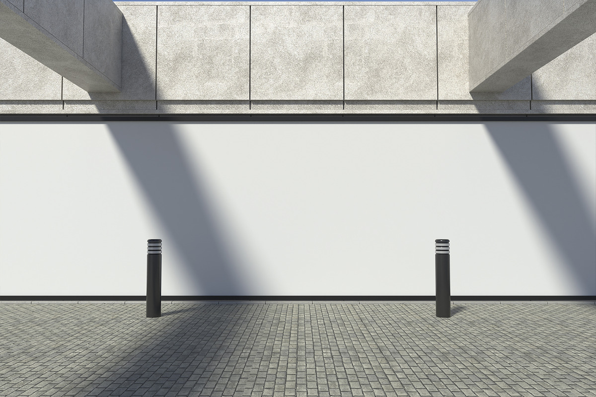 Street Billboard Mockup, an Advertising Mockup by Unerispace (Photo 4 of 5)