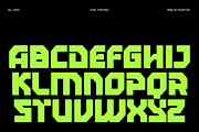 Vyke - Bold Modern Futuristic Font, a Sans Serif Font by Pekotype (Thumbnail 3 of 15)