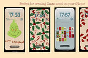 Christmas Digital Wallpaper, a Decorative Illustration by Oleksandra Illustrates (Thumbnail 2 of 11)