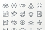 Bundles Outline Mental Growth Icons, an Outline Icon by adenpinkstore (Thumbnail 1 of 22)