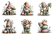 Whimsical Easter Gnome Clipart, an Illustration by Dream Creation (Thumbnail 5 of 7)