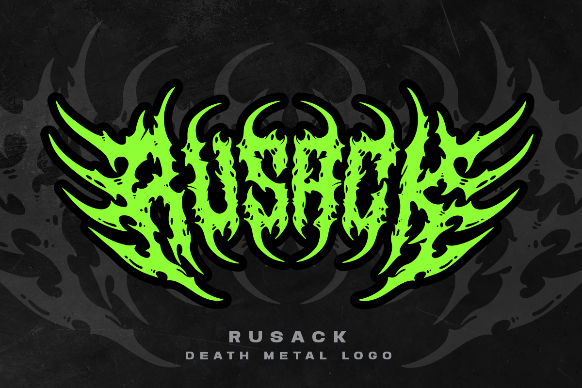 Magedon Death Metal Font, a Blackletter Font by Ronny Studio (Photo 3 of 12)