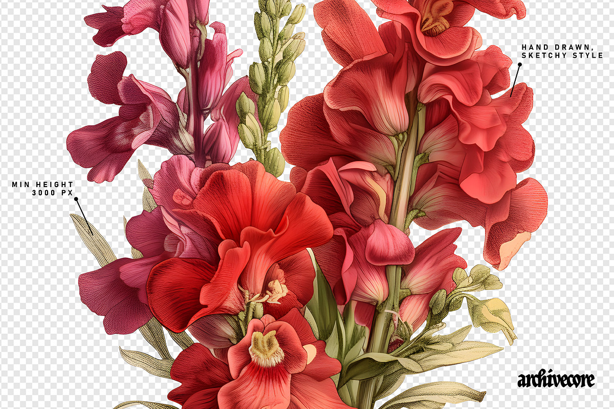 Vintage Book Of Flowers Clipart, an Object Graphic by angelainthefields (Photo 14 of 18)