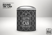 Round Tall Tin Can Packaging Mockup, a Cups & Container Mockup by INCDesign (Thumbnail 6 of 7)