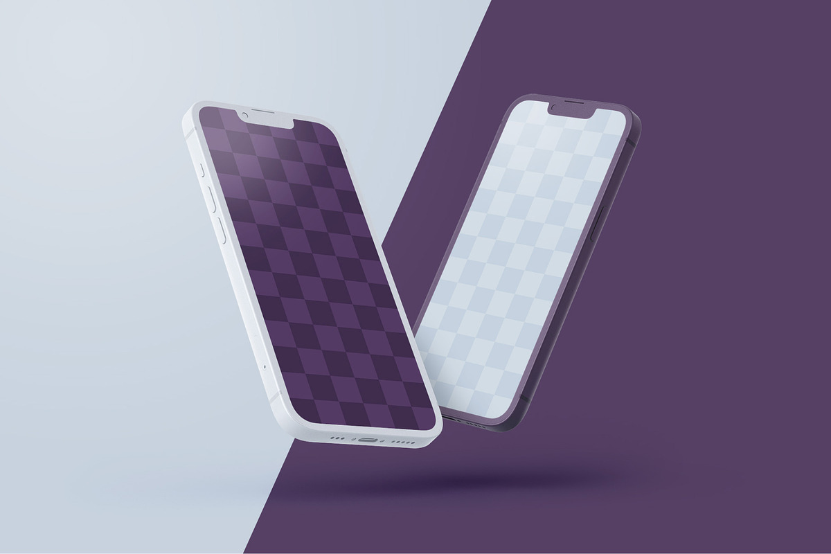 iPhone 12, 13, 14 Pro Clay Mockup, an iPhone Mockup by Deeplab (Photo 8 of 53)