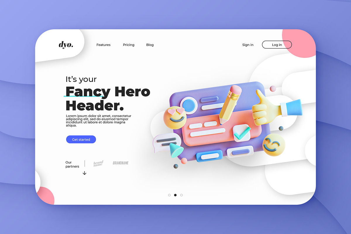 Hero Header Mockup, a Websites & App Template by Designer Dude